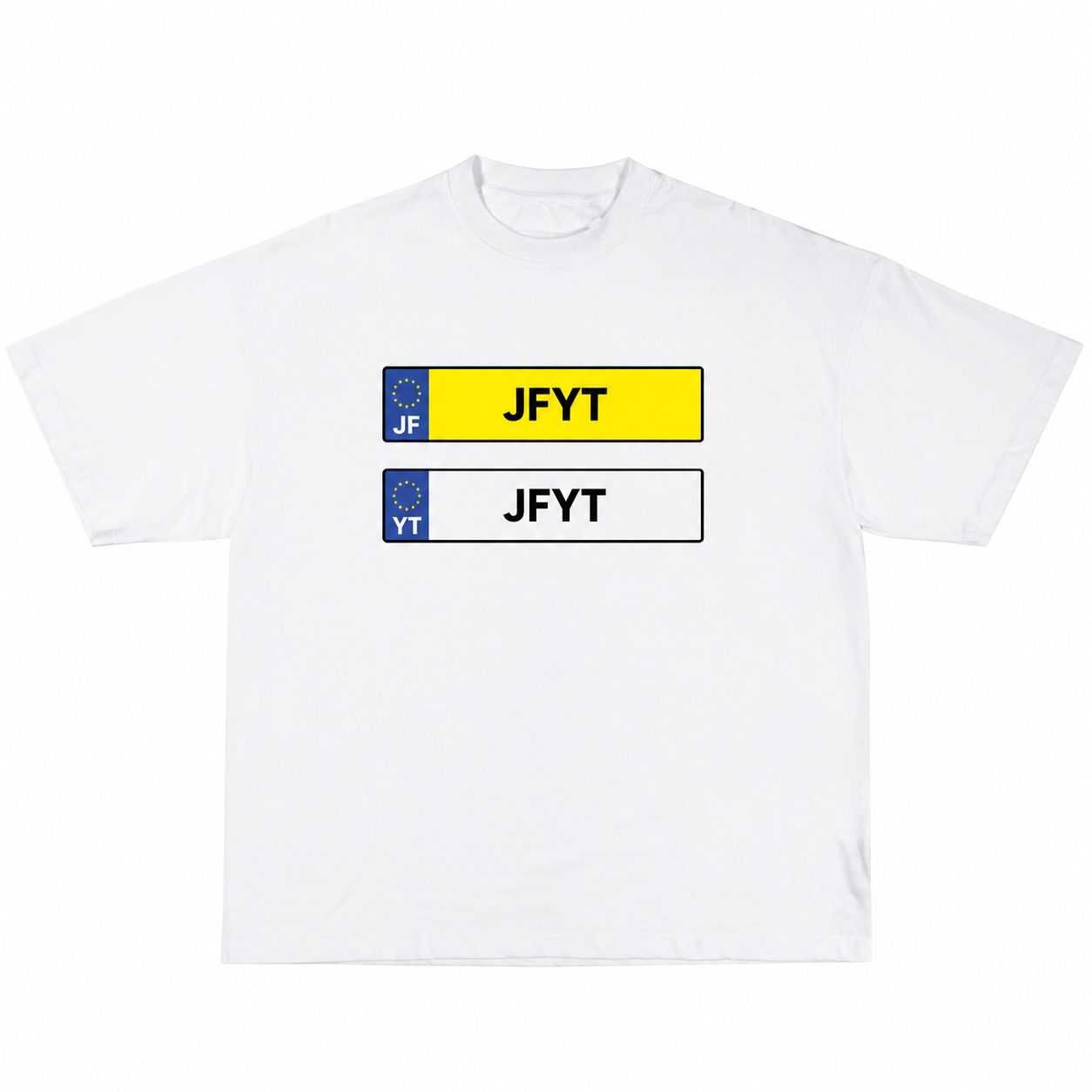 Number plate tee