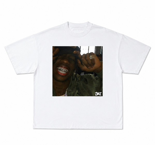 White Travis tee